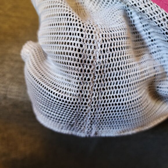 Girl's '47 Brand Pink/White Baltimore Orioles Heart Mesh Back Snapback Hat - Picture 6 of 9